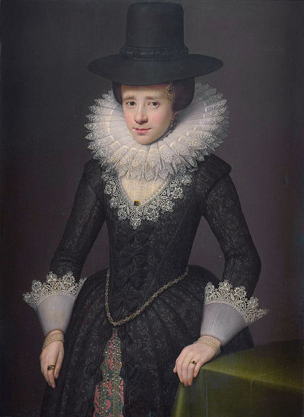 Anna Boudaen Courten 1619 attributed to Salomon Mesdach (fl. 1617-1632) Rijksmuseum Amsterdam SK-A 919